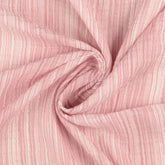 Double Gauze Musselin Feine Streifen - rosa
